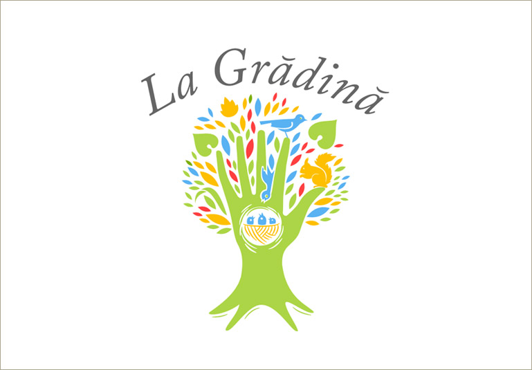 The Garden logo - made for our garden in Tg.Mures (La Gradina - At the Garden)